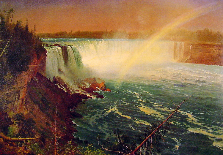 Albert Bierstadt Oil Painting Niagara - Click Image to Close